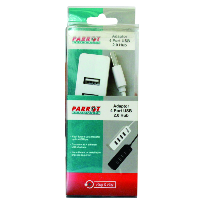 4 Port USB 2.0 Hub