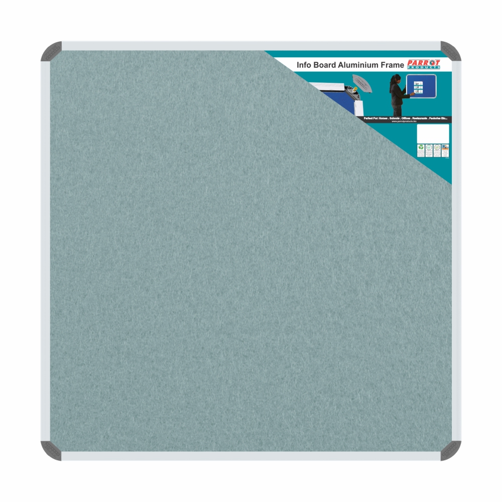 Info Board (Aluminium Frame, 900*900mm, Grey)