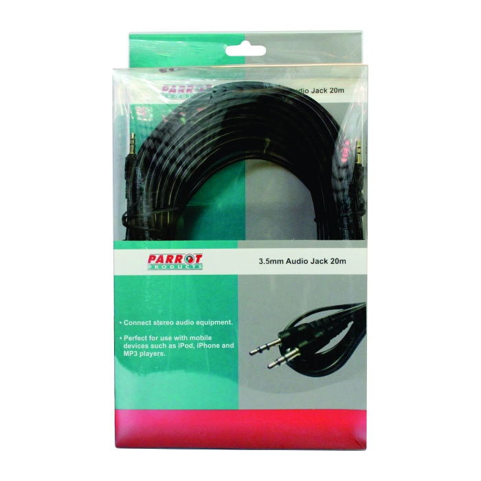 3.5mm Audio Jack Cable (20 Meters, Jack - Jack)