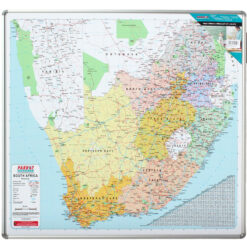 Map Board - South Africa (1230*1230mm, Magnetic White
