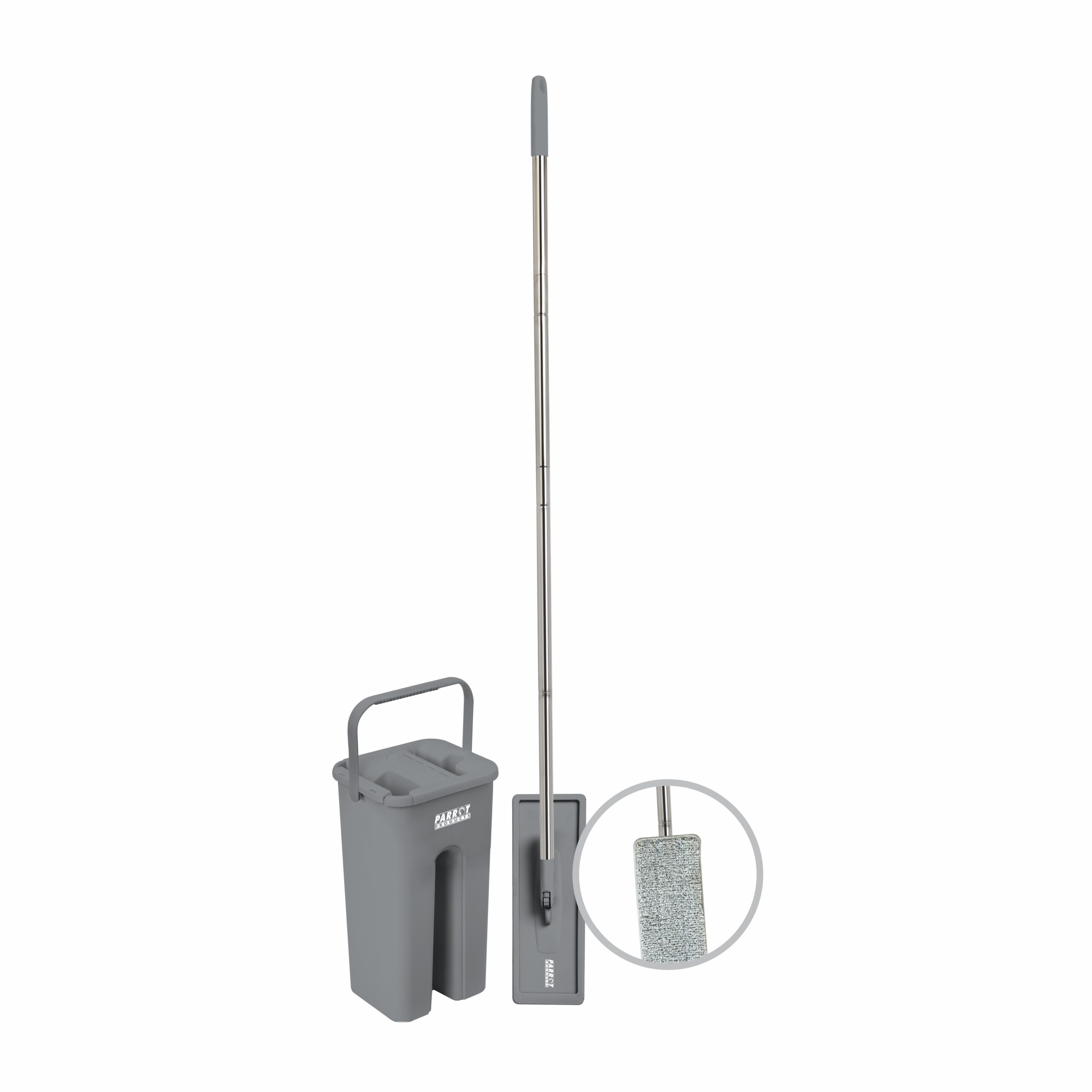 Janitorial flat head mop & bucket