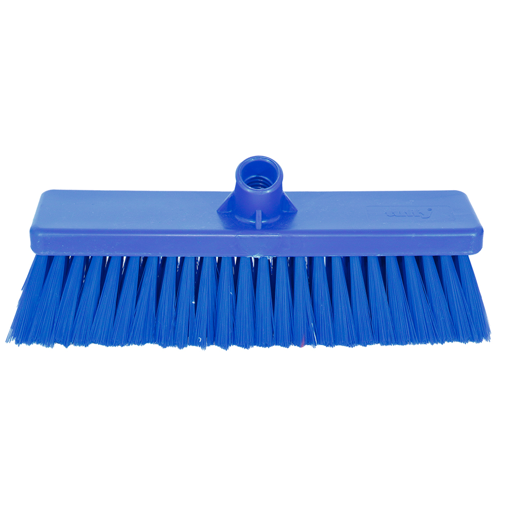 Hygiene broom head - Soft blue 300mm