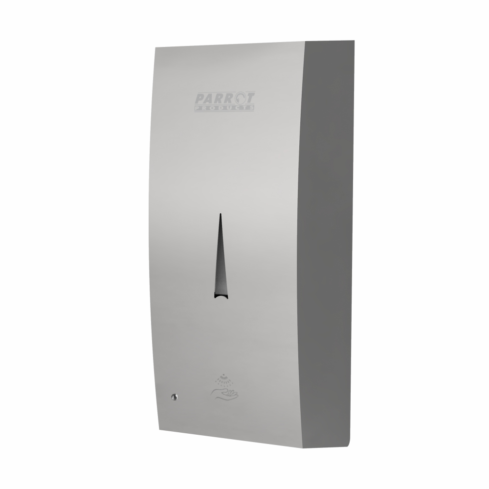 Janitorial Stainless Steel Wall Mounted Auto Sanitizer Dispenser 1000ml