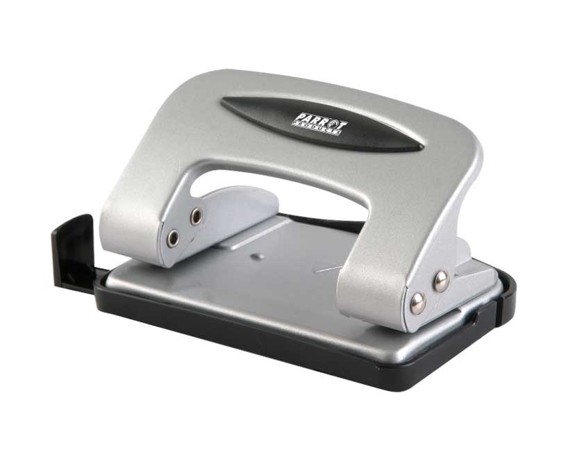 Steel Hole Punch (10 Sheets, Silver)