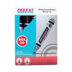 Whiteboard Markers (10 Markers, Bullet Tip, Black)