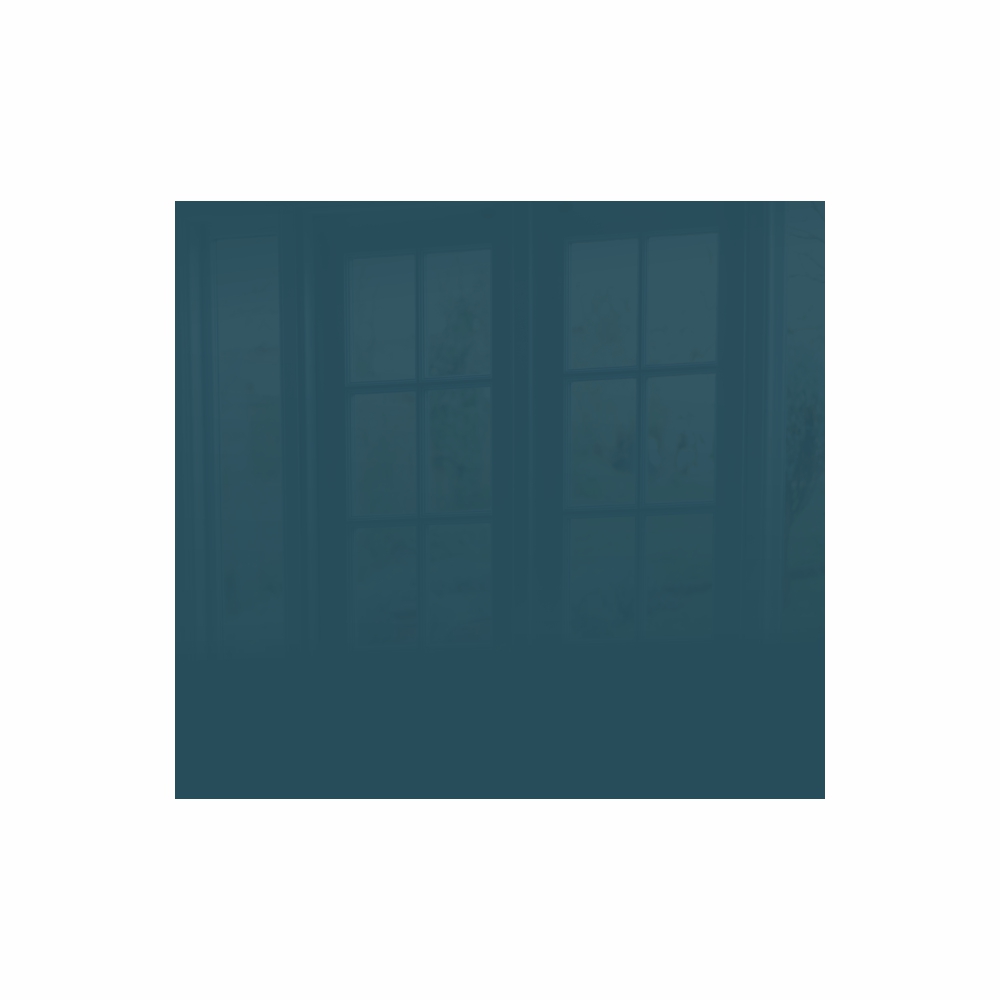 Decorative Glass Wall Tile (598 X 650 X 6mm) Ocean Blue