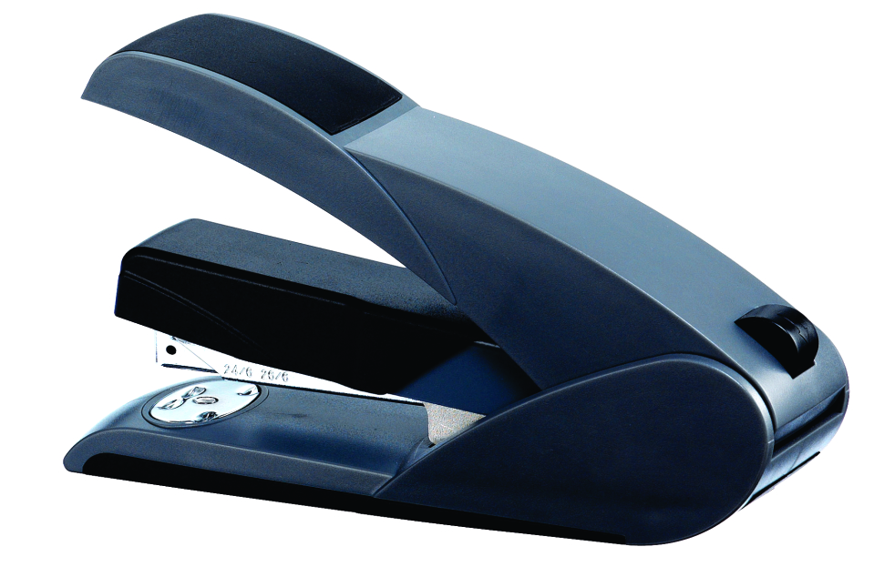 Light Touch Plastic Stapler 105*(24/6 26/6) Black